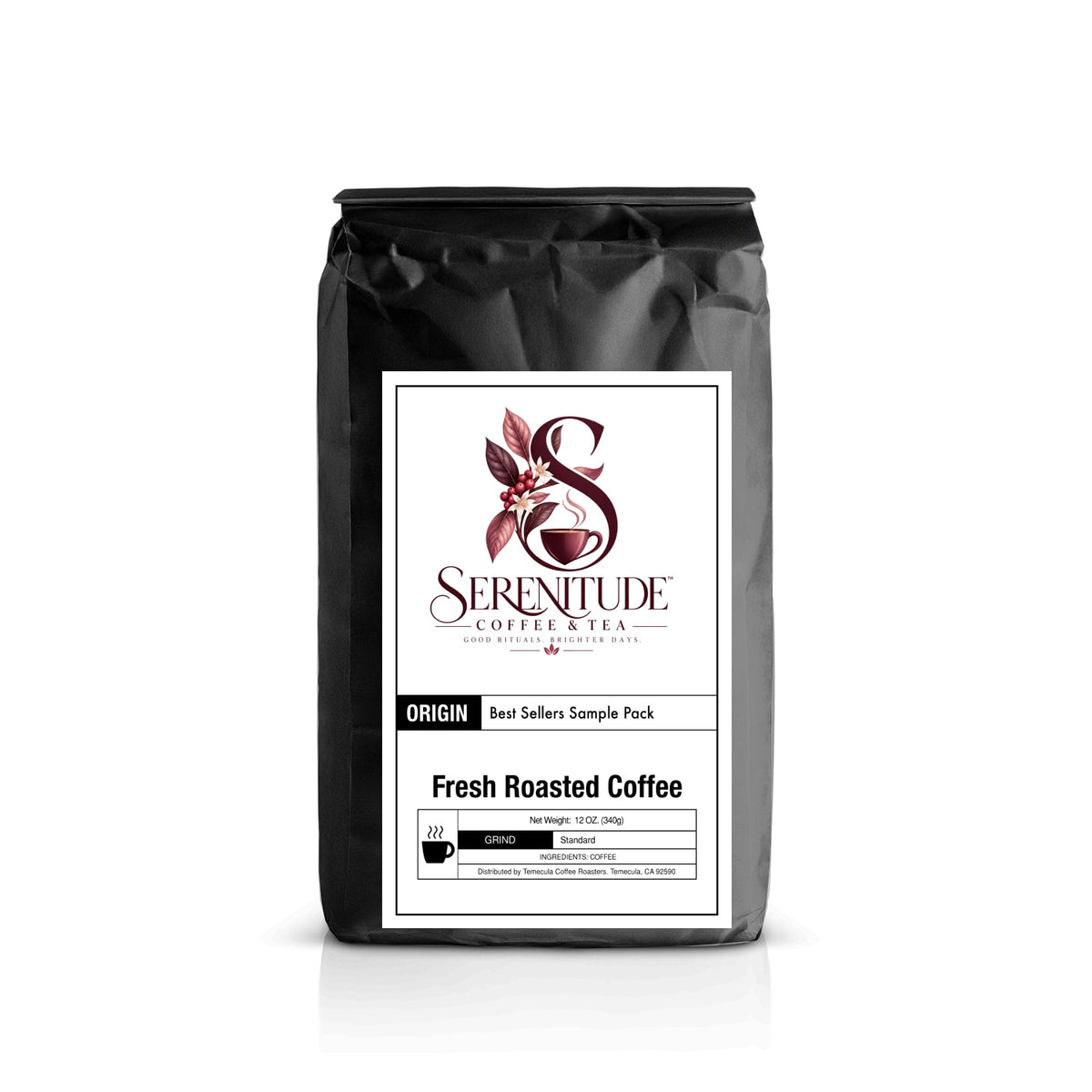 Best Sellers Sample Pack: 6Bean, Cowboy, Breakfast, Peru, Mexico, Bali